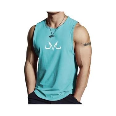 Imagem de Camiseta Sem Mangas Para Fitness Masculina Anime M, Roupas De Lazer Pa