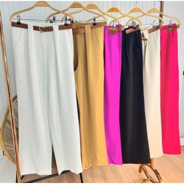 Imagem de Calça alfaiataria - Calça alfaiataria com cinto