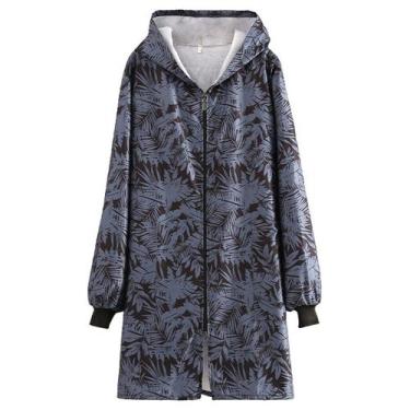 Imagem de Avental leve de manga comprida com capuz para primavera e verão - Yiwe