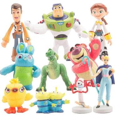 Imagem de Figura Toy Toy Story 4 Woody Jessie Buzz 10 peças de PVC - Gloome Stor