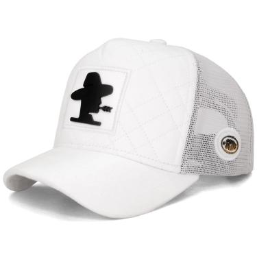 Imagem de Boné Sacudido`s Edição Limitada - Logo Metal - Matelassê Branco