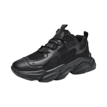 Imagem de Tênis Masculino plus Size Com Salto Interno 8cm 6cm, Sapatos Elevadore