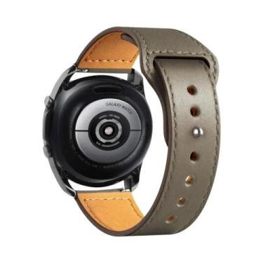 Imagem de Pulseira De Couro Unissex Compatível Com Samsung Galaxy Watch 7/6/5/Pr