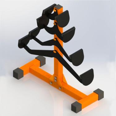 Imagem de Kit Barra de Pulley 4 posições - Completo-Unissex