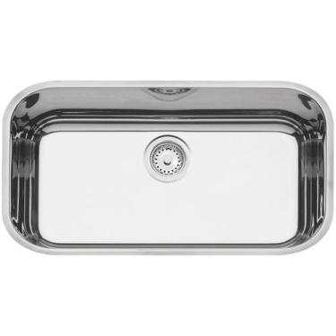 Imagem de Cuba Simples de Embutir para Cozinha Tramontina Inox Retangular 56x34c