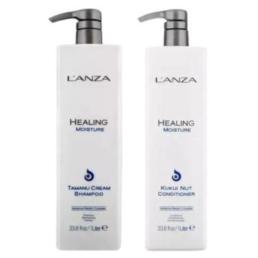 Imagem de Kit Lanza Moisture Shampoo Tamanu + Condi Kukui 2x1000ml - L'anza