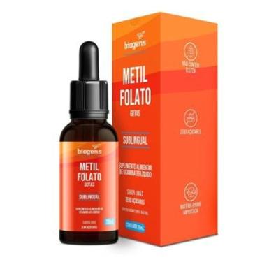 Imagem de Metilfolato Vitamina B9 Em Gotas Sabor Limão 20 ml - Bigens-Unissex