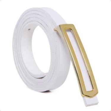 Imagem de Cinto Fino Feminino com Fivela Retangular-Feminino