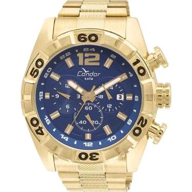 Imagem de Relógio Condor Masculino Cronógrafo Dourado COVD33AAS/4A