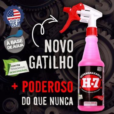 Imagem de Desengraxante H7 Poderoso limpador Multiuso 500 ml. com Spray - H-7 - 