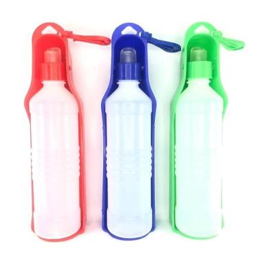 Imagem de Bebedouro Portátil Dobrável de 500ML para Cães e Gatos - Passeio Pet -