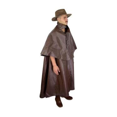 Imagem de Capa de chuva com poncho para cavaleiro SV61001 - Marrom - Selaria Ver