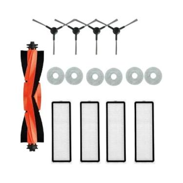 Imagem de Peças Para Aspirador Robô Xiaomi S20 plus S10: Escova Principal, Escov