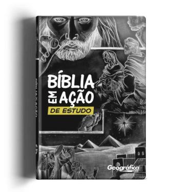 Imagem de Bíblia em ação de estudo - Versão mensagem especial - Geográfica Edito