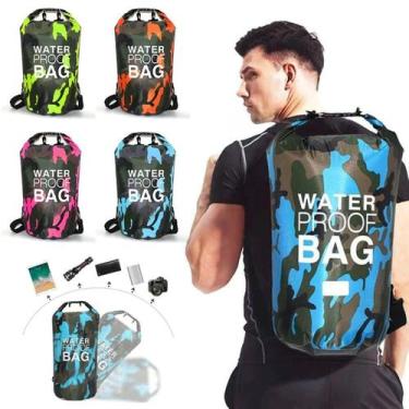 Imagem de Mochila Impermeavel Water Proof Bag Saco Estanque Prova Agua 10 Litros