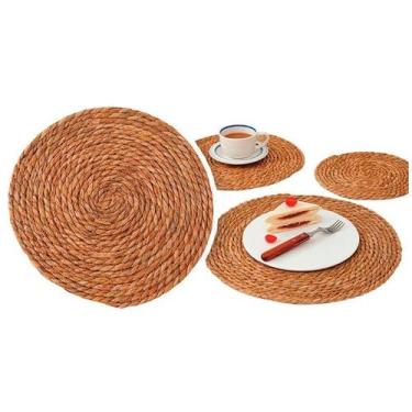 Imagem de Descanso de Panela Rústico 38cm Jogo Americano Fibra Natural - TOP RIO