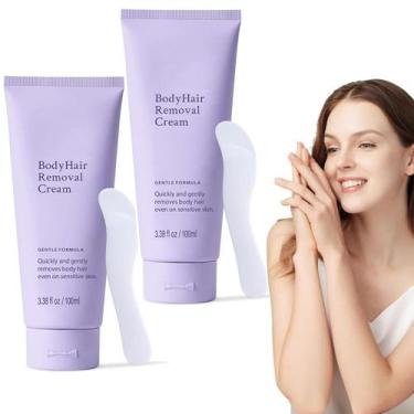 Imagem de Creme Depilatório para Pelos Corporais 2 un. 200 ml, Indolor, Pele Sen