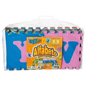 Imagem de Eva - Tapete Alfabeto Grande - 26 Placas, Nig, multicolor