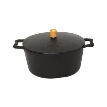 Imagem de Panela Caçarola de Ferro 6,5 Litros com Tampa Fumil