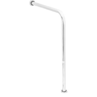 Imagem de Barra De Apoio Segurança Para Sanitário Em L 80x80cm Plus