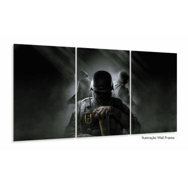 Imagem de Quadro Decorativos Rainbow Six Com 3 Peças 125x60