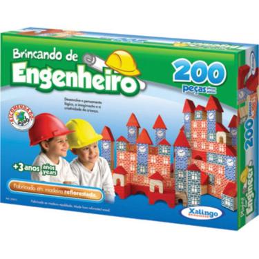 Imagem de Brincando De Engenheiro 200 Peças - Xalingo