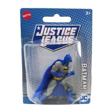 Imagem de Mini Figura Dc Comics Liga Da Justiça Batman Azul - Gln78 - Mattel