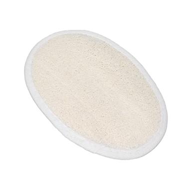 Imagem de Esponja de banho esfoliante, esfregador de esponja de banho de massagem macia dupla face com faixa elástica para corpo para rosto