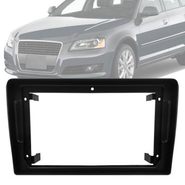 Imagem de Moldura Painel 2 Din 9" Polegadas Audi A3 2008 a 2012 Preto