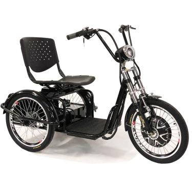 Imagem de Triciclo Elétrico 800W Freio a Disco com Ré Farol e Alarme Fox