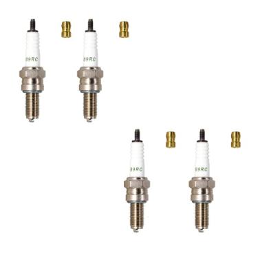 Imagem de 4PCS TORCH B9RC Vela de ignição Substituir para NGK CR9E/6263,para Bosch 0242068500 UR08CC UR2CC, para Champion 653 8698 86981B01 G57C OE092 OE092/T10 RG4HC RG92C,para Denso IU27 5735 IU01-27 U27ESR-N