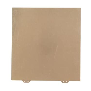 Imagem de Placa Magnética de Impressão 3D, 10,4 Pol * 9,8 Pol. Placa de Construção Magnética de Aço PEI Pintada Em pó de Impressora 3D para Vyper, Substituição de Reparo de Placa de (Chapa de Aço Dourada)