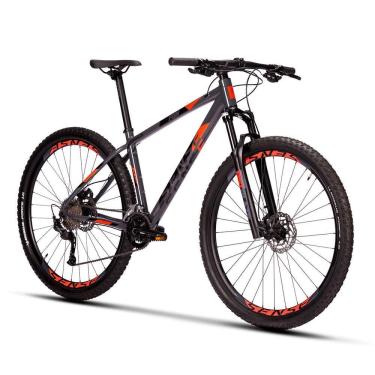 Imagem de Bicicleta Aro 29 MTB Alumínio XL21` Suspensão Freio a Disco Fun Evo 2023 Cinza Laranja Sense