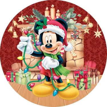 Imagem de Painel Redondo 3D Sublimado Natal Frd-3759