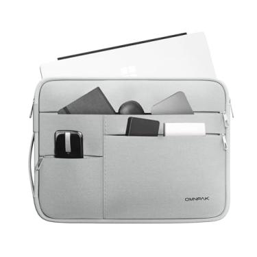 Imagem de Capa para laptop Omnpak de 12,3 polegadas para Surface Pro 8/7+/7/6/5/4/3/2/1 Surface Pro X Surface Laptop Go de 12,4 polegadas bolsa de transporte para laptop capa impermeável lateral Alça