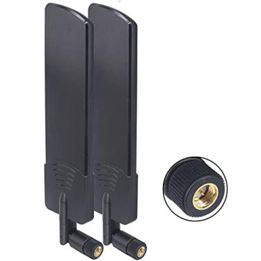 Imagem de Antena 5G Dobrável 600-6000Mhz 12dbi Omni 5G LTE SMA Macho WiFi 3G 4G GSM Frequência Completa Omni Antena de Alto Ganho 5G Amplificador Booster para Módulo Router Tp Link Receptor de Sinal Pacote com