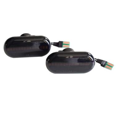 Imagem de GZLMMY Luzes de seta LED piscando adequadas para Renault CLIO, marcador lateral dinâmico de LED para carro, lâmpada intermitente sequencial lateral para Opel VIVARO