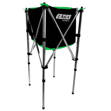 Imagem de Cesto de Bolas Beach Tennis Zaka Preto + Verde Cítrico