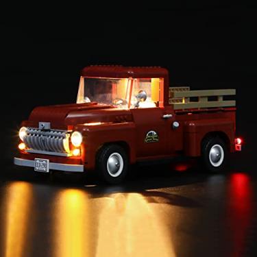 Imagem de MENZAVA LED Light Set Compatible with 10290 Pickup Truck Icons Building Blocks Model - Model Set NOT Included