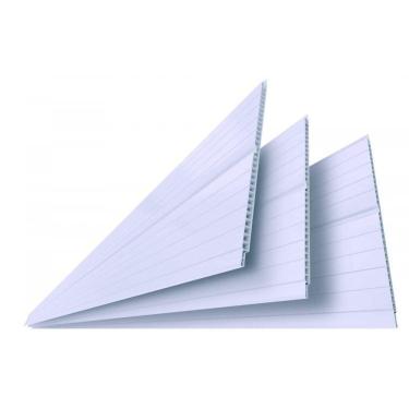 Imagem de Kit 10 Caixas com 60 M² Forro de Pvc Polifort 8mm X 20cm X 3m m² Branco Gelo