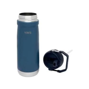 Imagem de Garrafa Térmica Essential Aço Inox 650Ml Squeeze Esportiva - Yin's