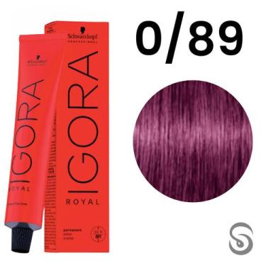 Imagem de Schwarzkopf Igora Royal Coloração 0/89 Tom Mistura Vermelho Violeta 60
