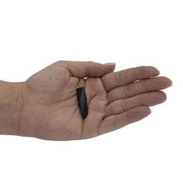 Imagem de PINGENTE MINI PONTA FACETADA OBSIDIANA - (3 a 5)cm - GOMES CRYSTALS