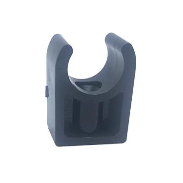 Imagem de Grampos de PVC para tubos de 20 mm/0,79 polegadas OD U-Hook Bandejas de TV Tubulação Suporte de Mangueira Suporte Pex Tubo Cinza Escuro 10 peças