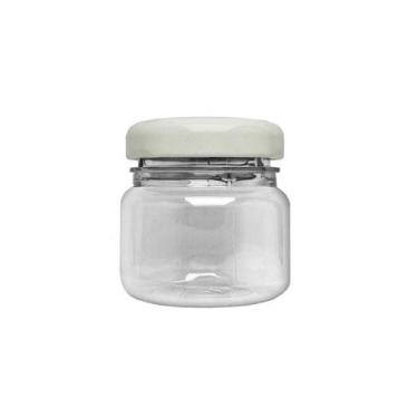 Imagem de Kit 60 Mini Potes Plástico Papinha para Lembrancinhas 40ml - Embaleve 