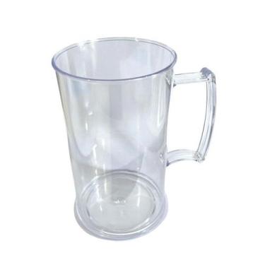 Imagem de Kit 10 Caneca Acrílico Transparente 300ml sem personalização - Mor, Nu