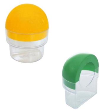 Imagem de Comedouro Meia Lua Roller 45ml - Ornamental - Diversas Cores - Amarelo