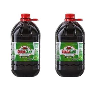 Imagem de Kit C/2 Xarope De Guaraná Natural Guaracamp 5litros Faz 45l