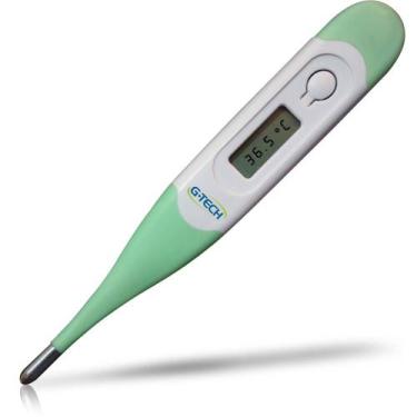 Imagem de Termômetro Digital Axilar Clínico Ponta Flexível Com Beep Cor Verde  G