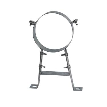 Imagem de Suporte de parede para chaminé, fixação de tubos, acessórios para lareira, Diâmetro 18cm